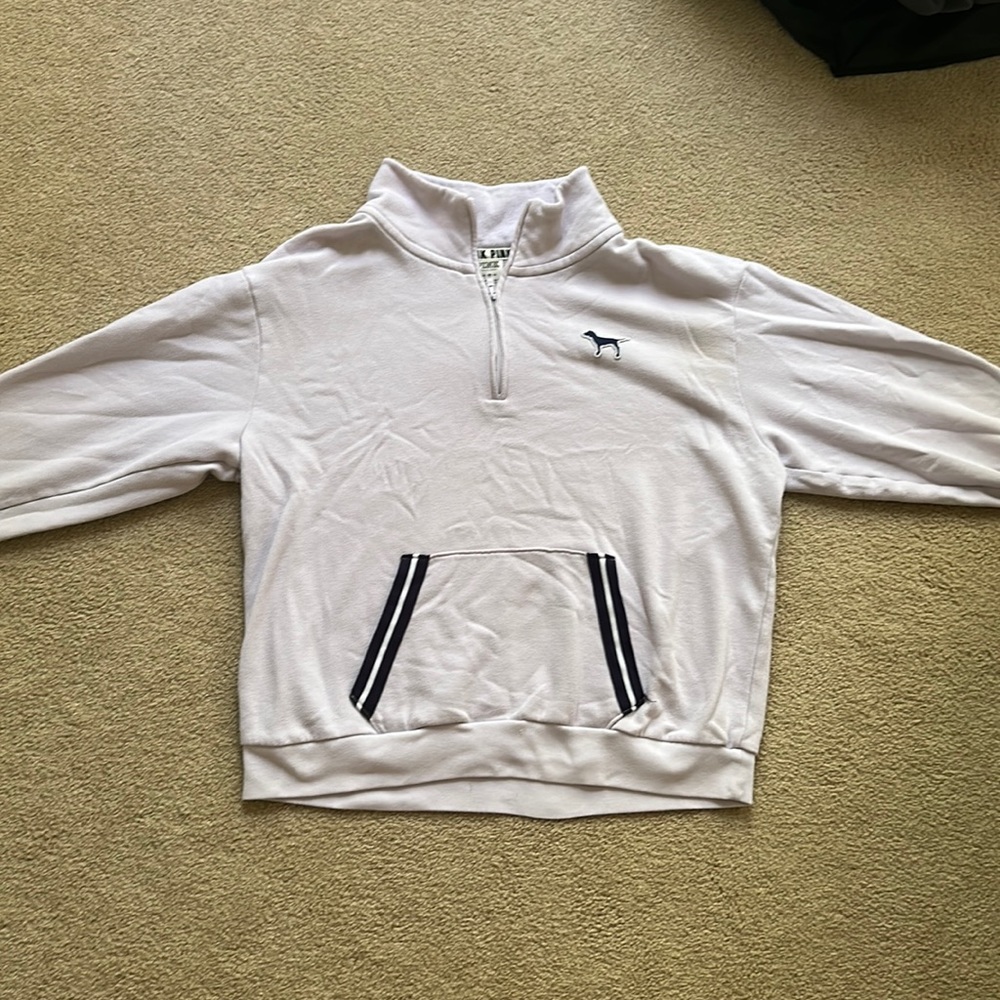 PINK/Victorias Secret Quarter Zip Pullover
